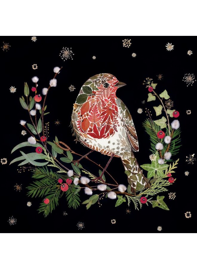 Winter Robin by Helen Ahpornsiri 8 Christmas Card pack