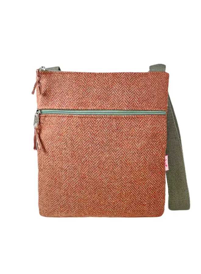 Messinger Tasche in Fischgrätenmuster, Sand 0048