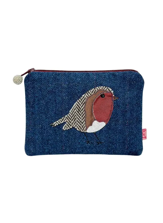 Sac à main en tweed à chevrons avec appliqués Robin 0037