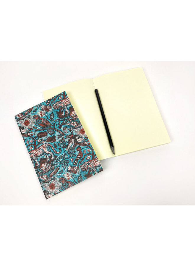 Tyger Tyger thread sewn notebook by Mark Hearld