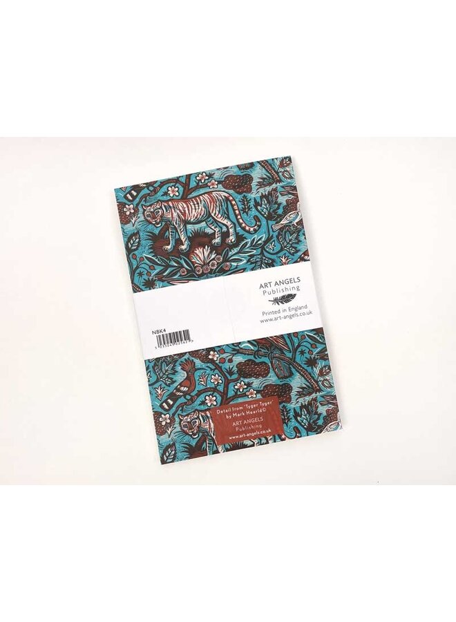 Tyger Tyger thread sewn notebook by Mark Hearld