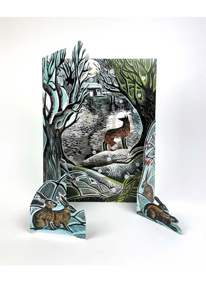 Adventskalender Midnight Fox Fristående av Angela Harding