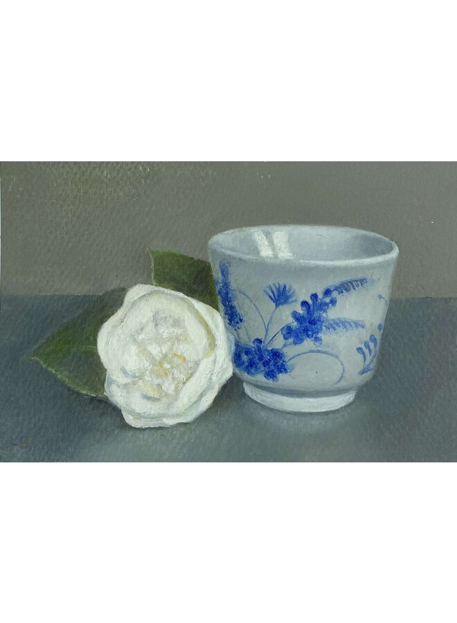 Camellia and Coffee Cup