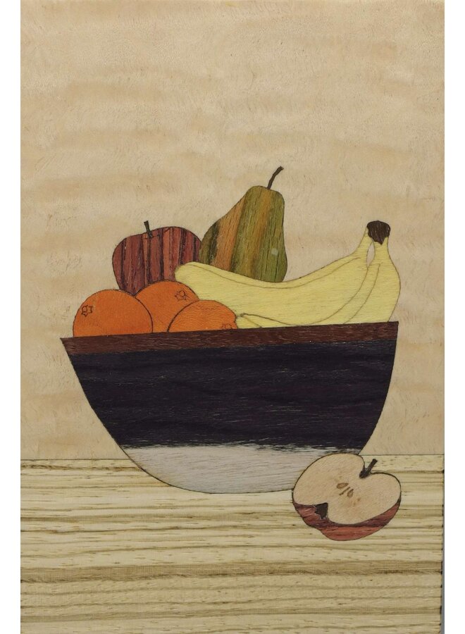 Frutero de marquetería
