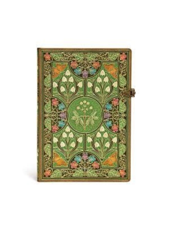 Poetry in Bloom  Hardback Midi Journal Lined