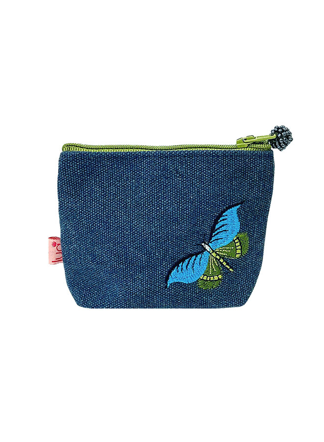 Butterfly Embroidered Mini  Purse 619