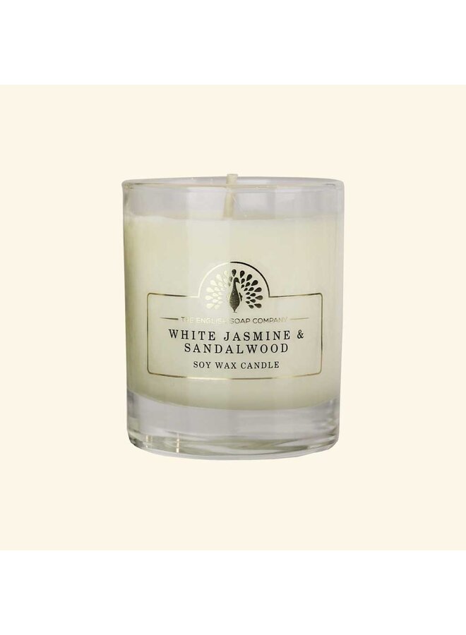 Winter Jasmine & Sandalwood Candle in Glass Jar