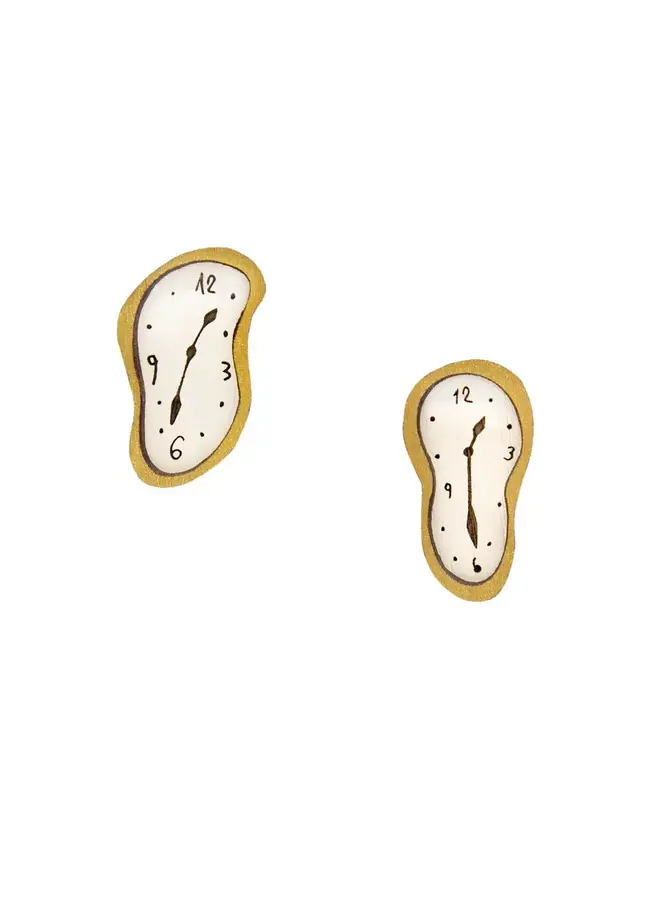 Soft Clocks Stud Earrings 112