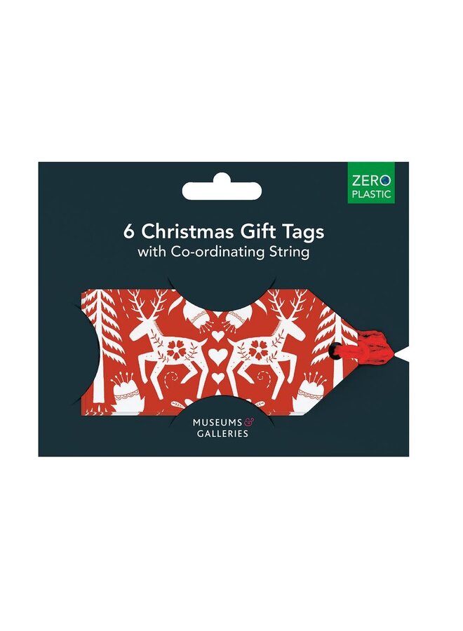 Étiquettes cadeaux Scandi x 6 par Suzy Taylor