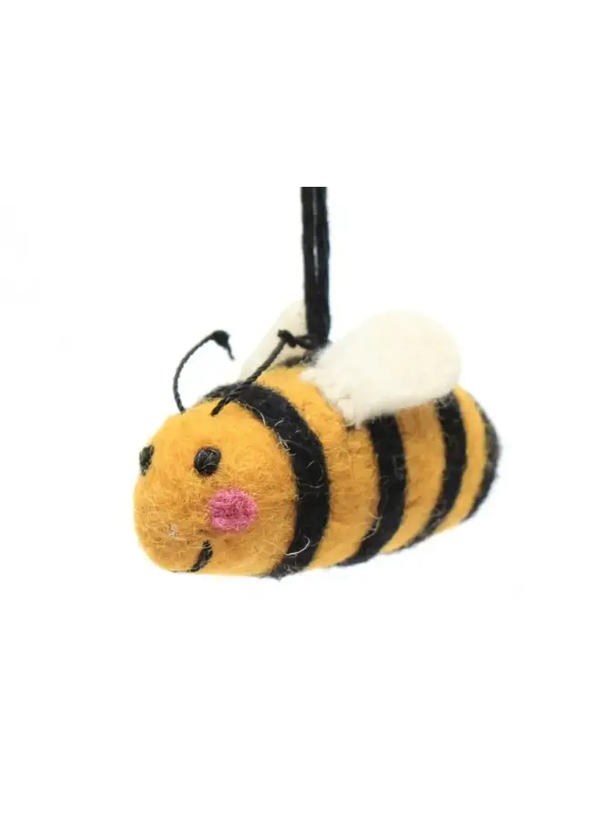 Bee Felt Key Ring 177