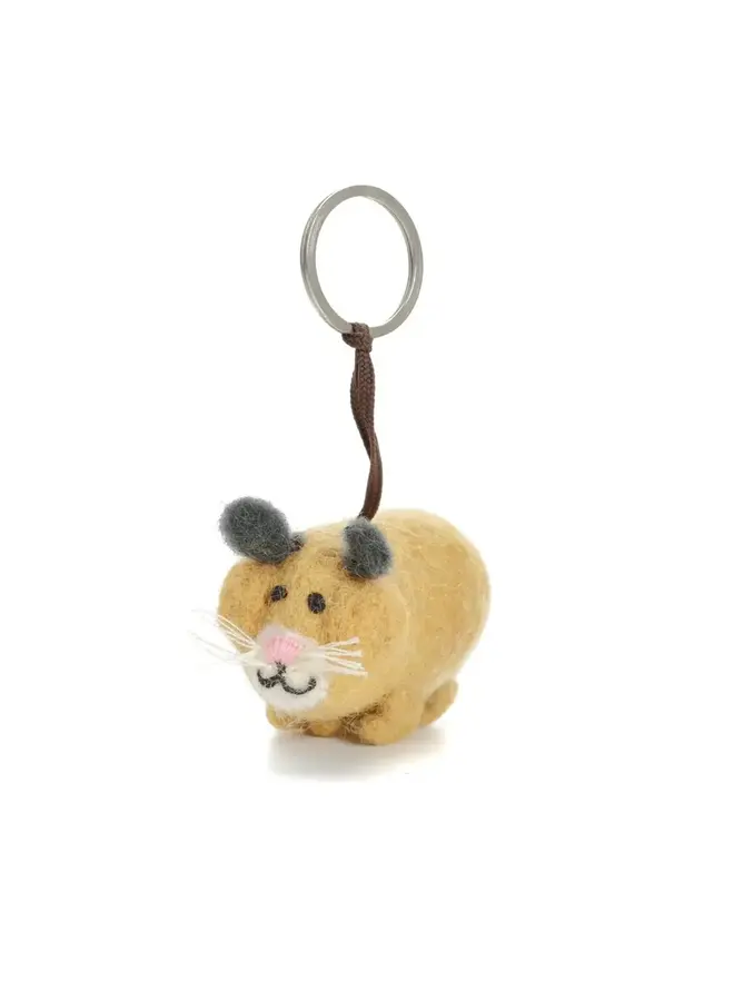 Hamster Felt Key Ring 176