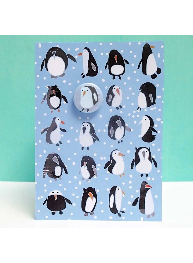Penguins Pick n Mix Badge Card