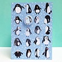 Penguins Pick n Mix Badge Card