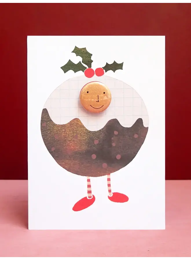 Pudding Costume  Badge Card