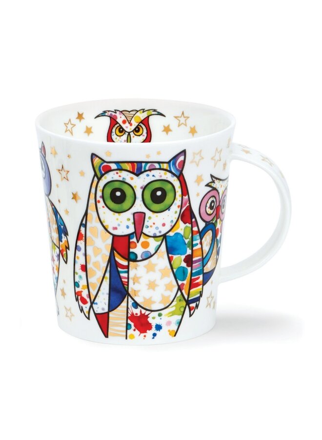 Taza Owl Blingers de 22 quilates y 151 ml