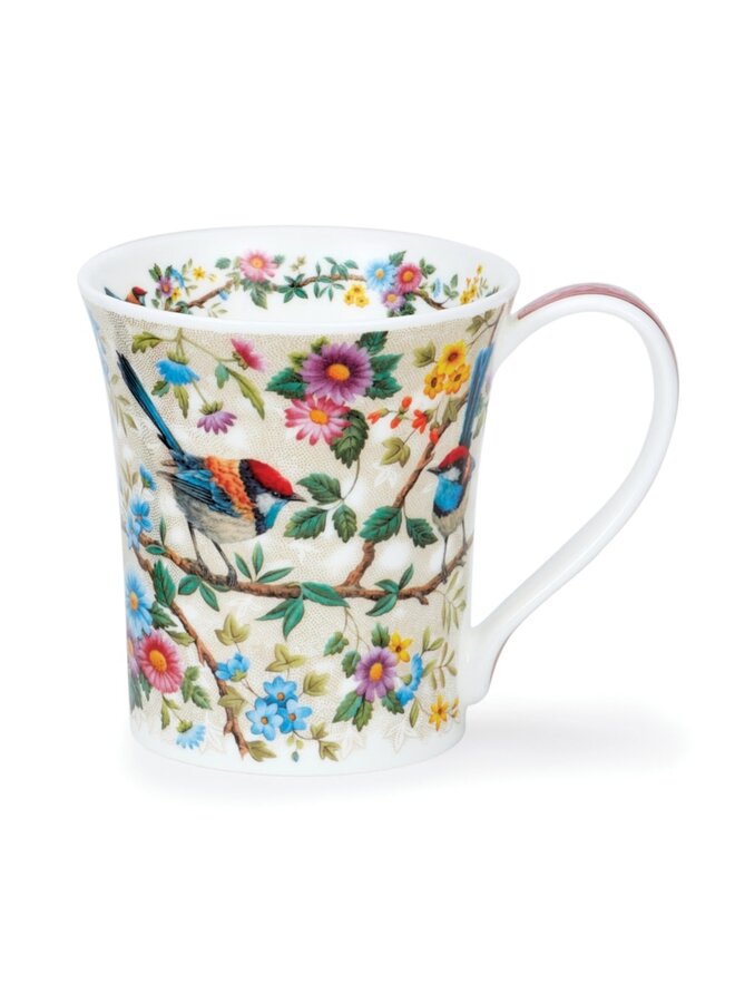 Tasse Satori rose oiseaux et fleurs 164