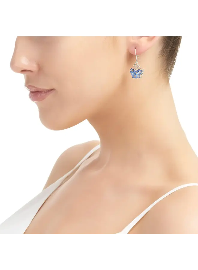 Butterfly Forget me Not  Eearrings 36