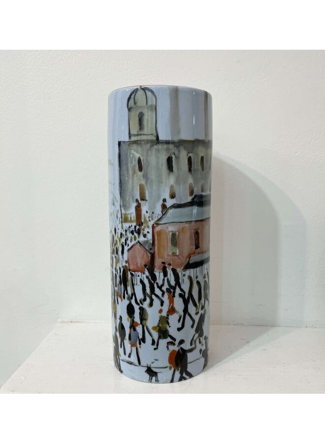 Lowry Going to Work Art Vase Ceramic