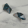 Boucles d'oreilles à tige en origami grandes tailles 68