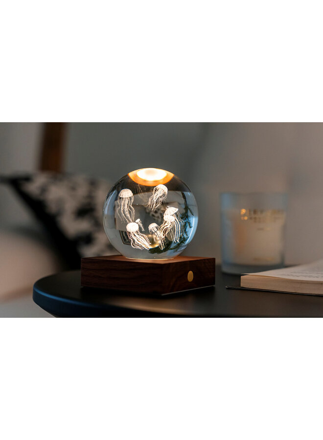 Jellyfish Amber Crystal Light