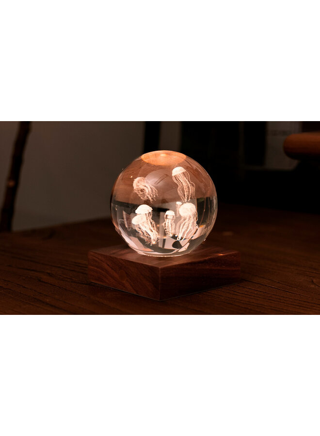 Jellyfish Amber Crystal Light