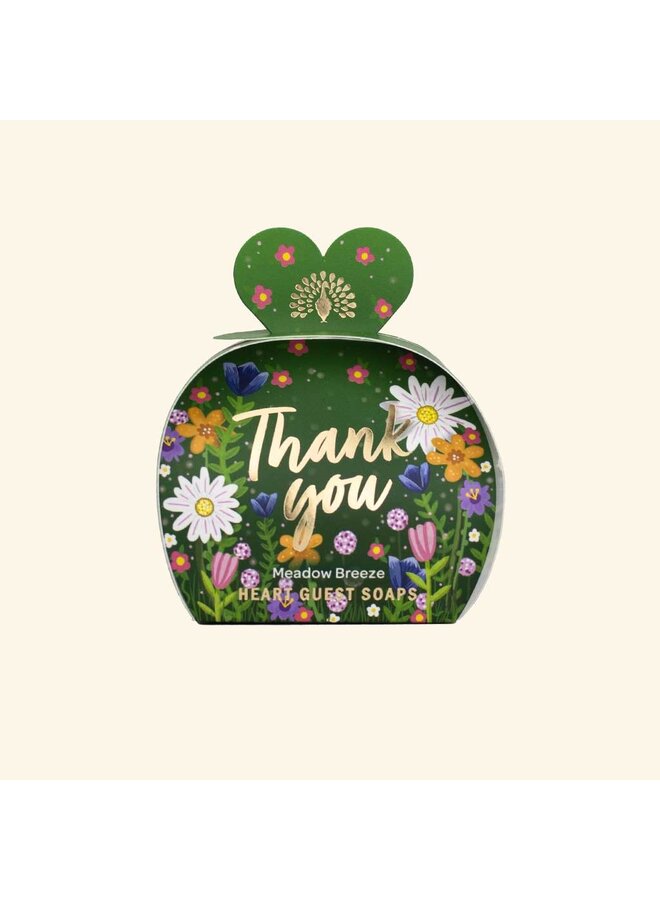 Lot de 3 mini savons invités Meadow Breeze Thank You Luxury