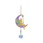 Decoración colgante de cristal de hada de la luna