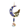 Howling Wolf Crystal Hanging Decoration
