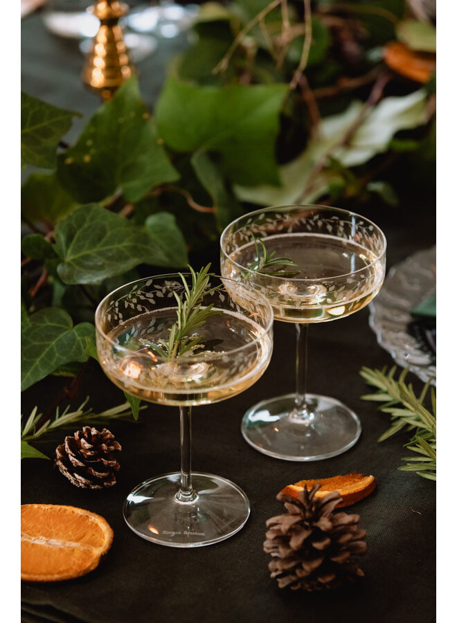 Silver Birch Stem Coupé Verre 10