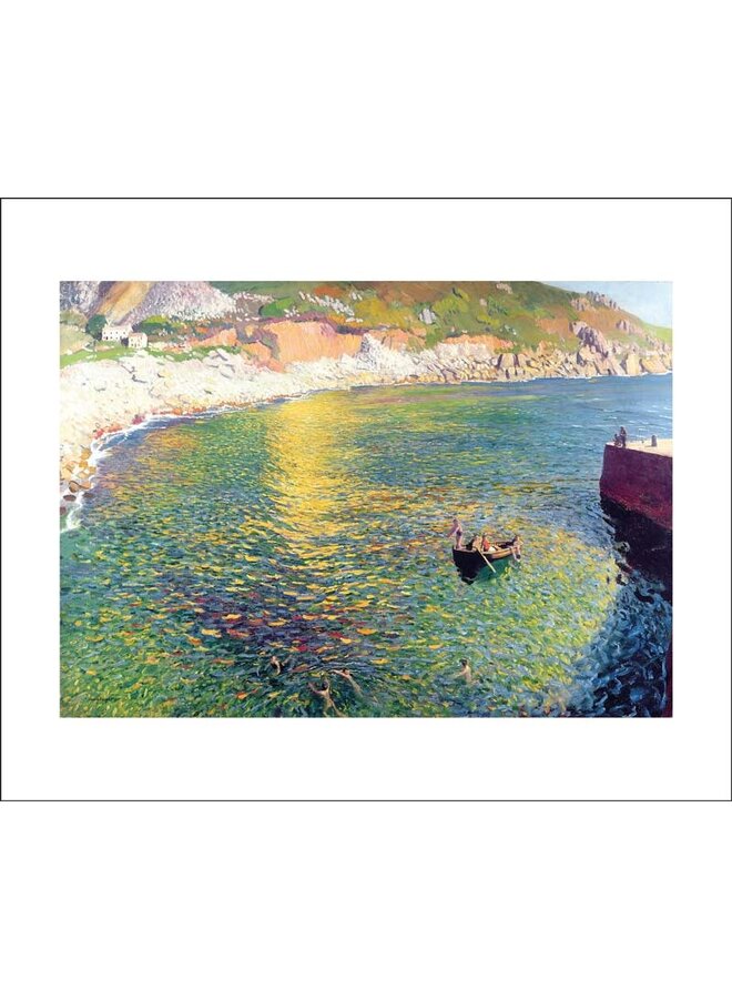 Copy of On the Rocks at Lamorna, 1914 Card by Laura Knight