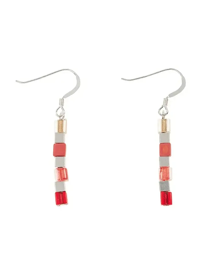 Pendientes Diversity Miyuki Cubes 1867