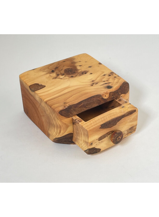 Eibenholz Einzelschublade Box 15