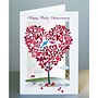 Ruby Happy Anniversary Laser cut card