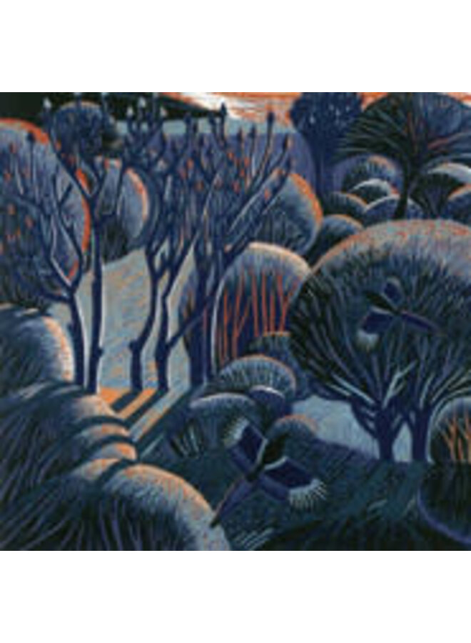Magpie Morning Square card by Annie Soudain