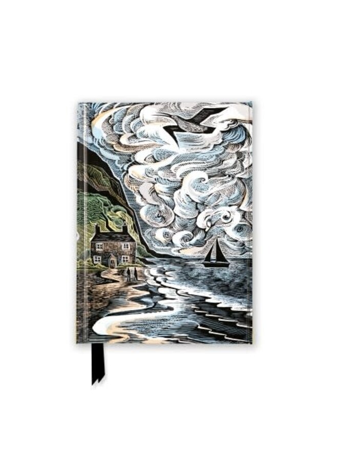 Cuaderno de bolsillo con hojas de papel metalizado Curlew Cry de Angela Harding