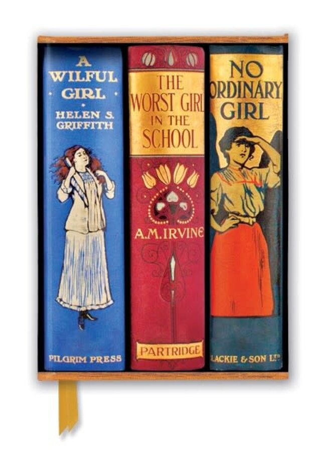 Book Spines Great Girls Foiled Rulled A5 Journal by Bodleian Libraries