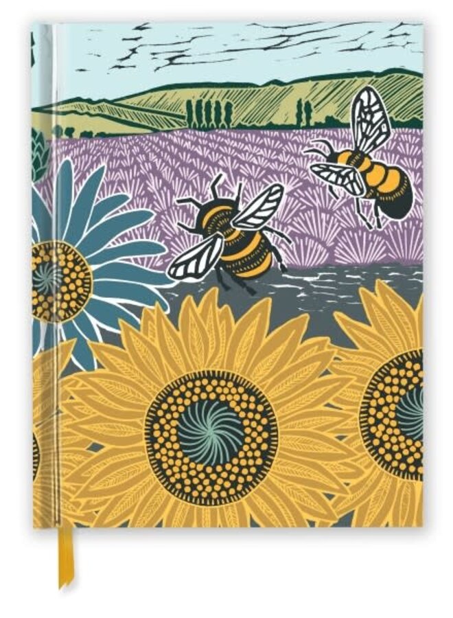 Sunflower Fields Foiled Rulled Journal av Kate Heiss
