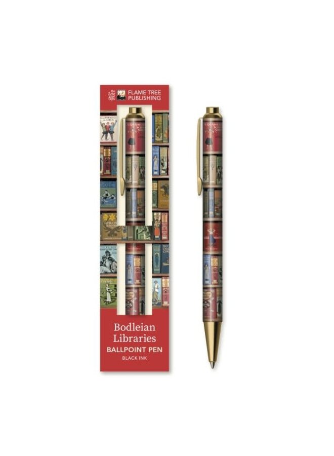 High Jinks Bookshelves Ballpoint Pen by Bodleian Libraries