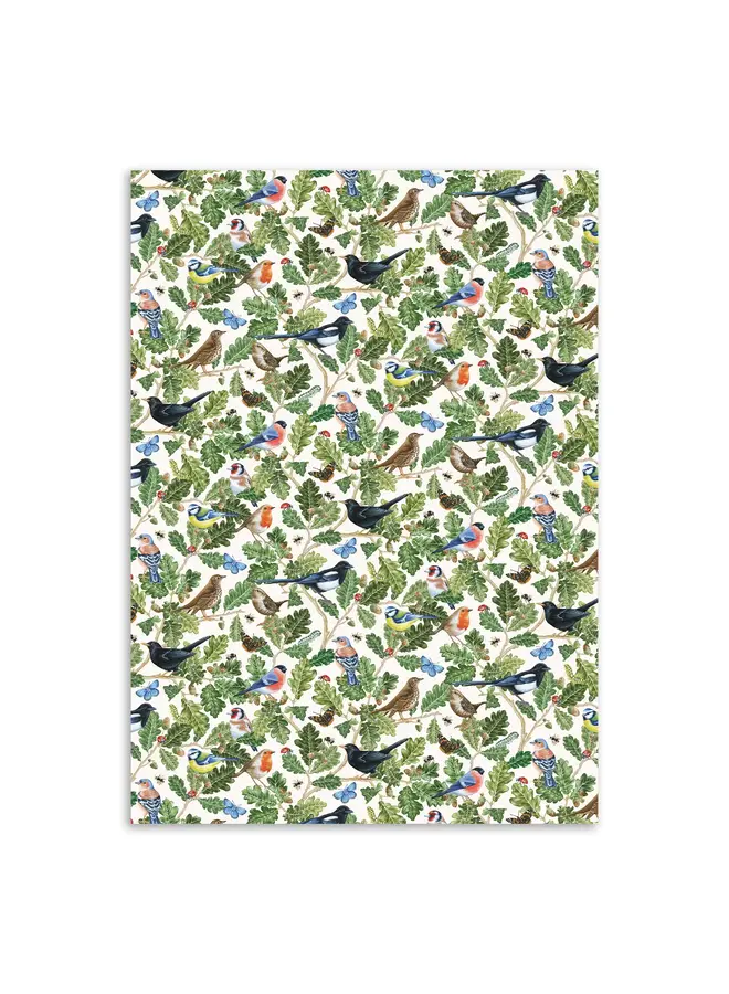 Birdsong Flat Gift Wrap