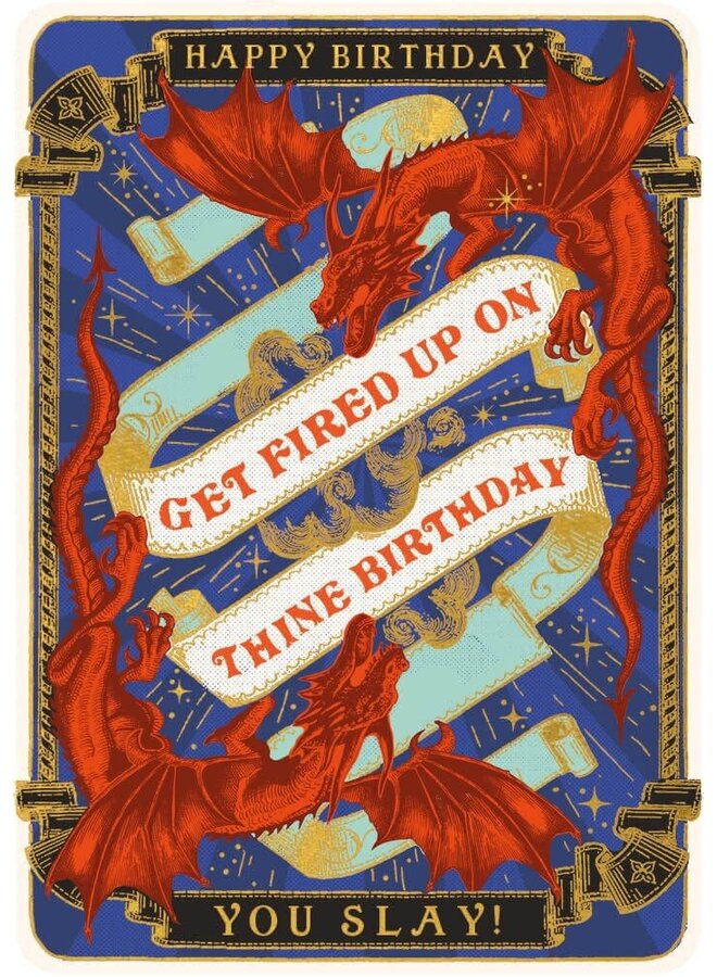 Copy of Huzzah Hell Birthday Card