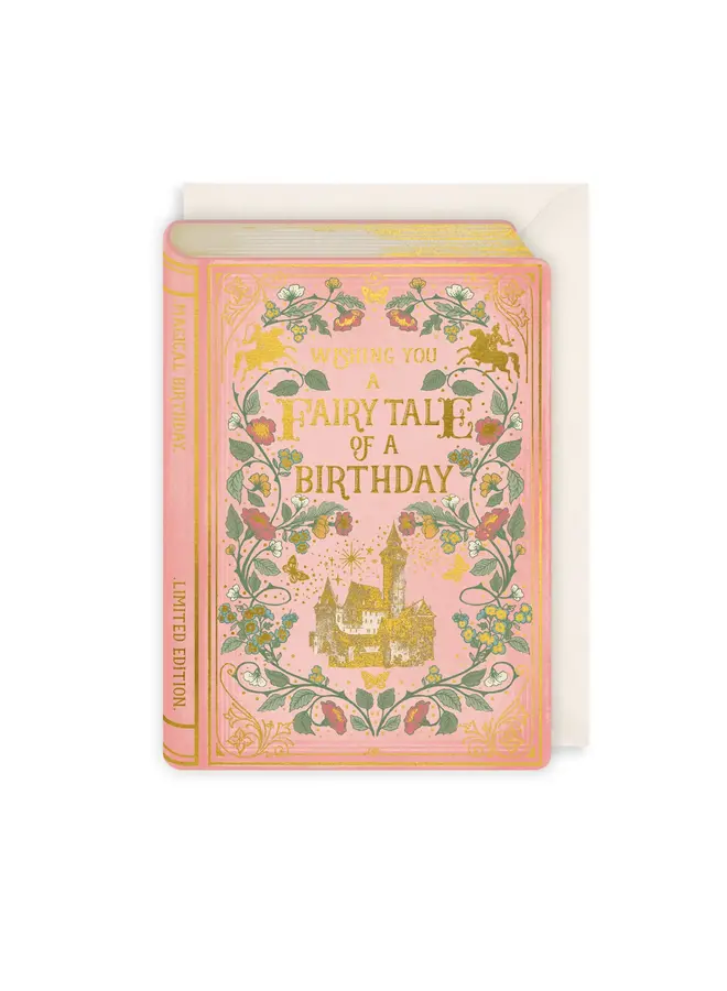 Carte d'anniversaire de conte de fées