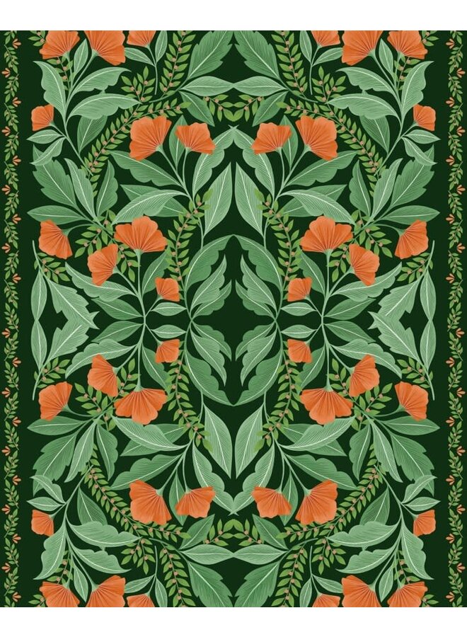 Nouveau Poppies Luxury Flat Presentpapper