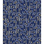 Sakura Blue Floral Luxury Flat Gift Wrap