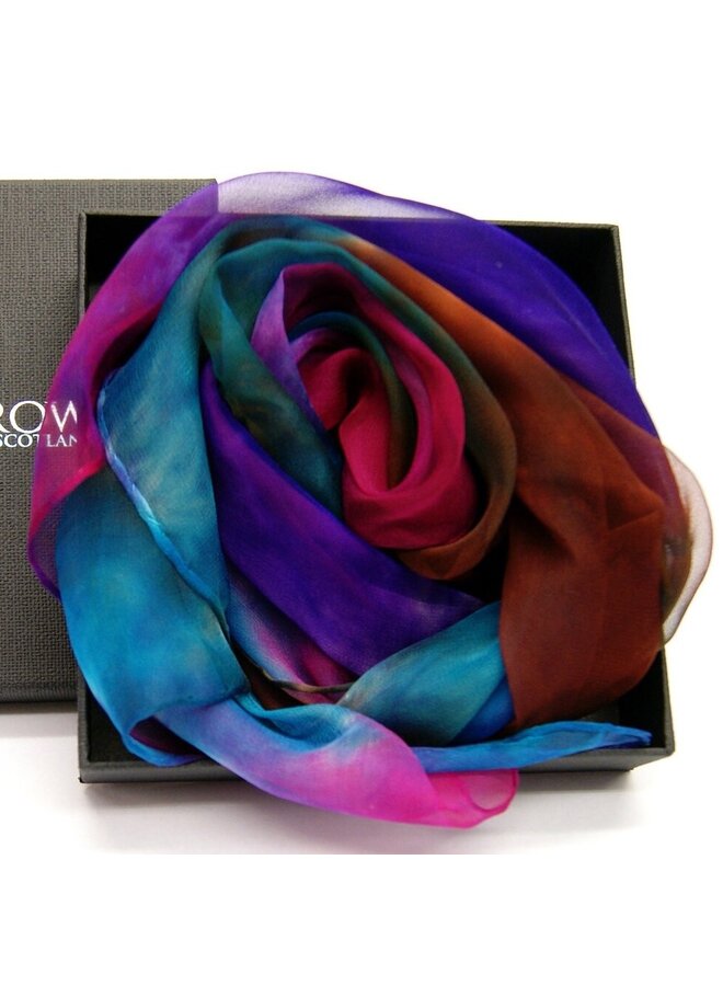 Mulberry Long Gossamer Silk Scarf Boxed