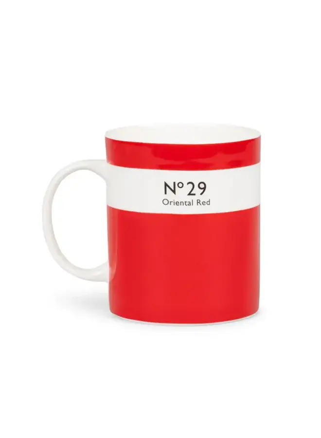 Taza Diccionario de Colores - N.° 29 Rojo Oriental 036