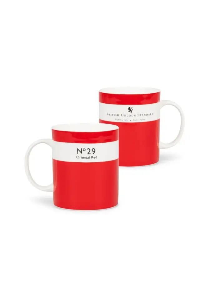 Taza Diccionario de Colores - N.° 29 Rojo Oriental 036