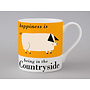 Happiness Pig Large Orange Mug 244
