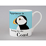 Happiness Puffin Große blaue Tasse 245