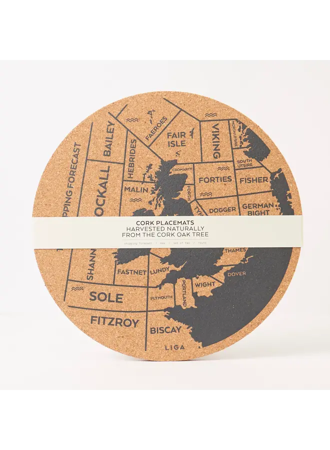 Sets de table Cork Max - Prévisions d'expédition - Lot de 2 - 65