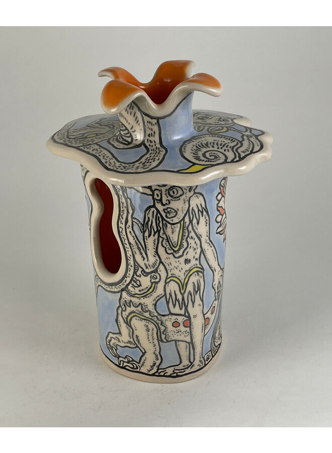 The Untouched Land - Freehand carved stoneware 18